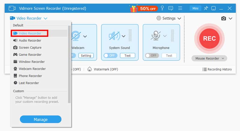 Vidmore Screen Recorder Free Download